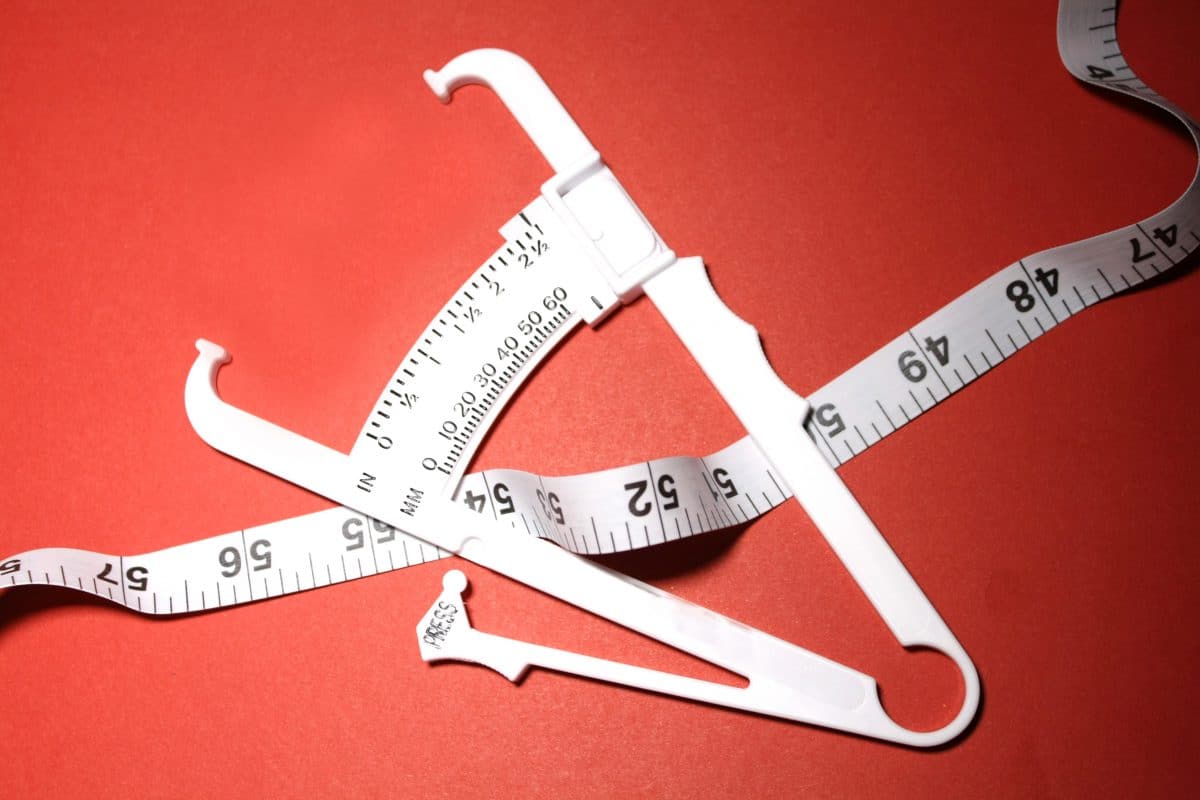 BMI Calipers and Measuring Tape for Fitness Assessment
